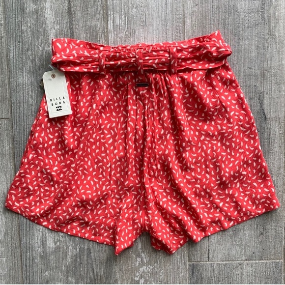 🌺 Billabong Flowy Come at Me 2 Shorts with Belt - Picture 5 of 6